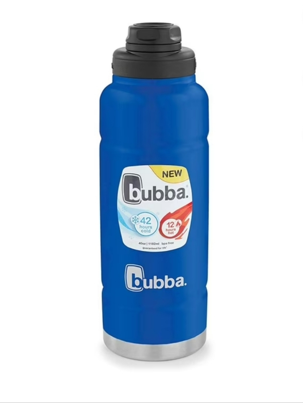 Bubba Trailblazer Insulated Water Bottle- 40oz Stainless Steel Berry Blue NEW